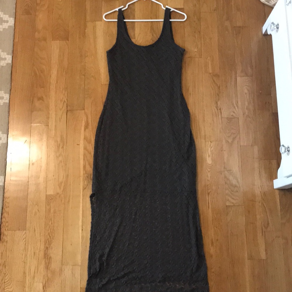 Tank top lace maxi dress